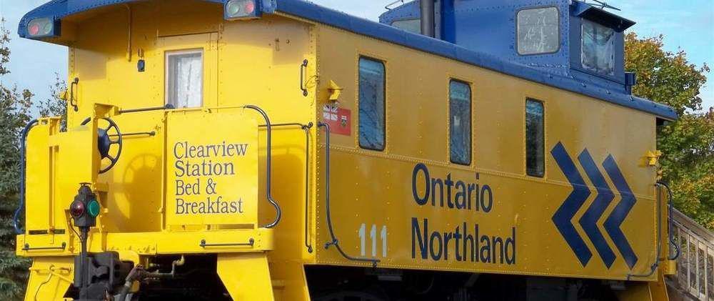 Clearview Station & Caboose B&B Creemore Exterior foto